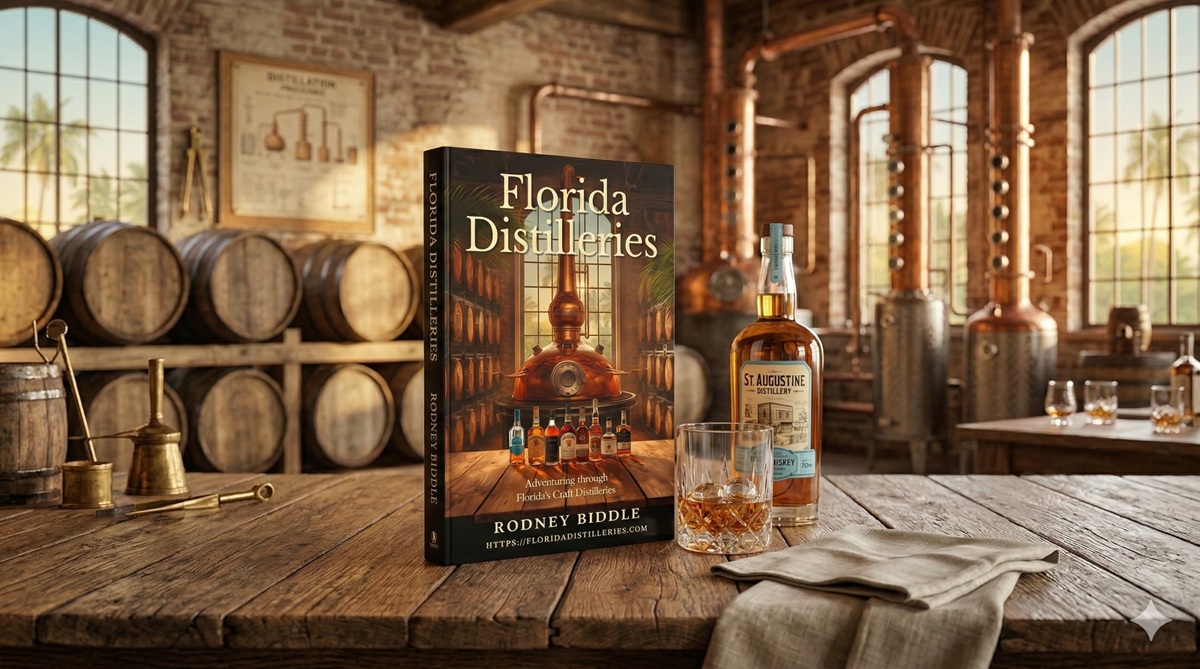 Florida Distilleries - Book - The history of Distilling in Florida and a look at the spirits we produce. Florida's unique tropical climate 
